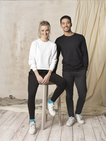 Ponoka pitkähihainen miesten orgaaninen t-paita