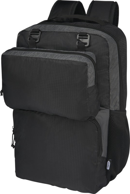 Trailhead 15" GRS-kierrätetty kevyt reppu kannettavalle 14 l - Musta / Harmaa